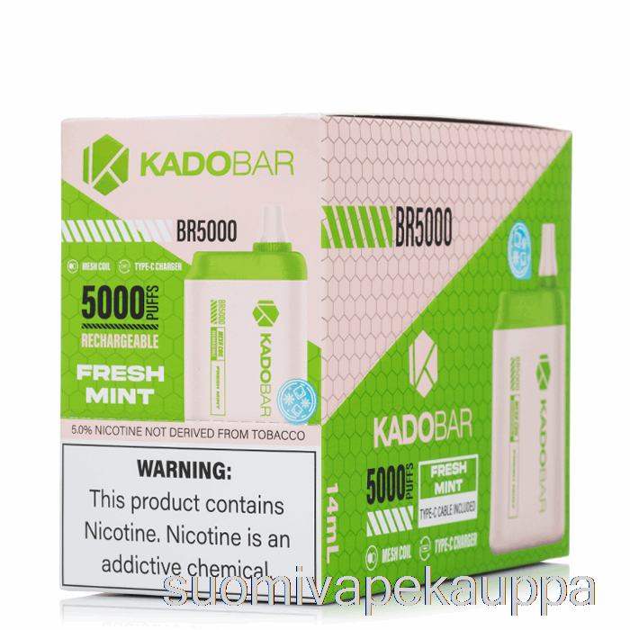 Vape Kauppa [5 Kpl] Kado Bar Br5000 Kertakäyttöinen